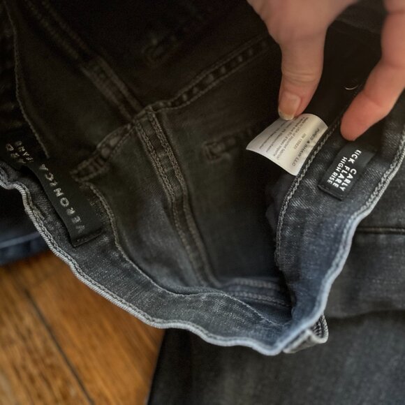 veronica beard high rise gray carley kick flare 27/4 - Picture 6 of 6